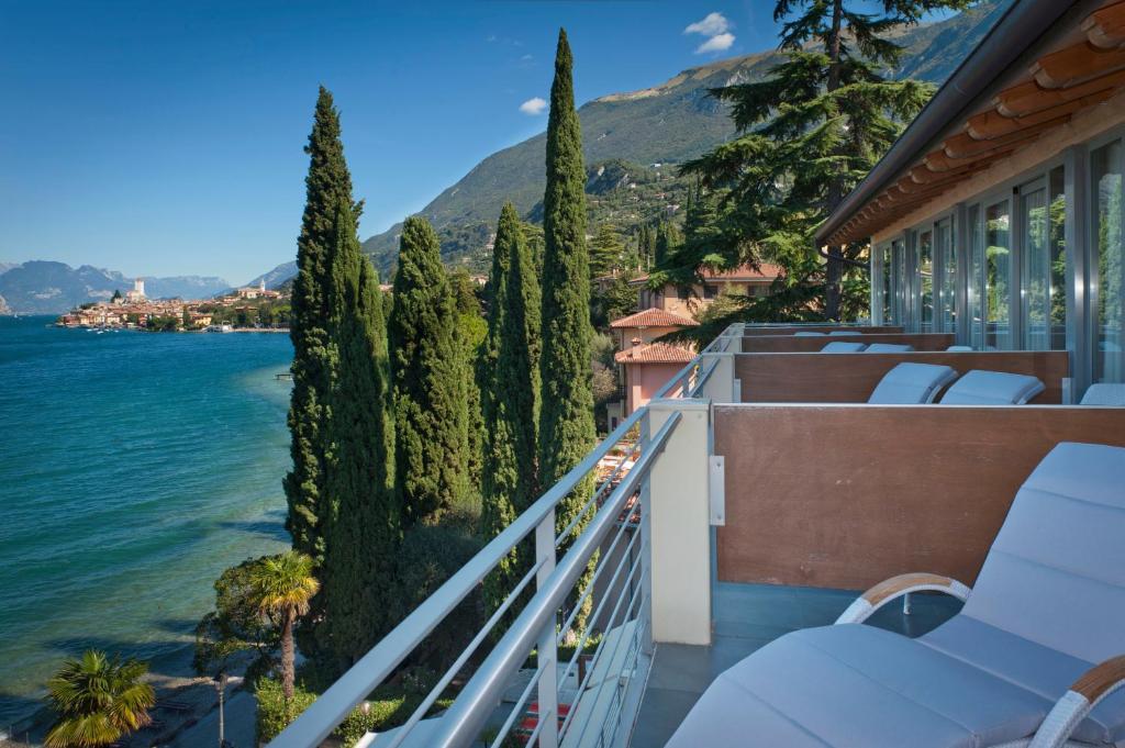 Beach Hotel Du Lac Malcesine Exteriör bild